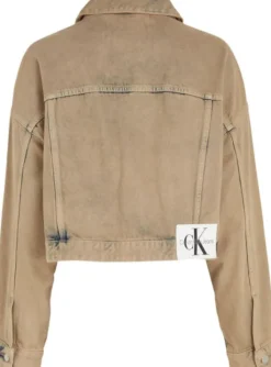 Denim cropped jacket