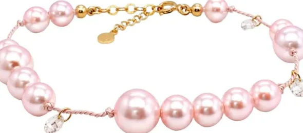 Diana Rose Swarovski Bracelet - Gold