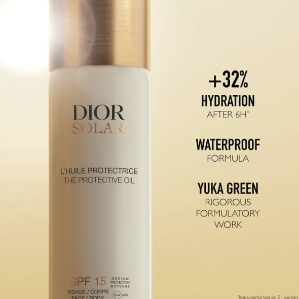 Dior Solar The Protective Face and Body Oil SPF 15 Sunscreen Oil