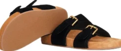 DONORI - ADJUSTABLE SOFT VELVET / SUEDE SANDAL