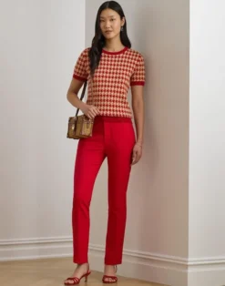 Double-Faced Stretch Cotton Pant