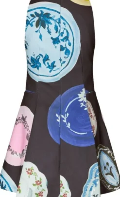 2330 Double Sided Crepe, Sleeveless Button-Up Mini Dress