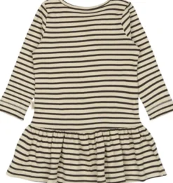 Dress L/S Modal Striped