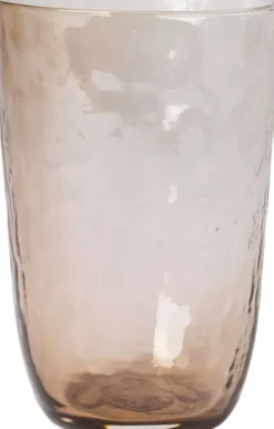 DRIKKEGLAS 'HAMMERED'