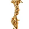 Drip candle holder gold XXL