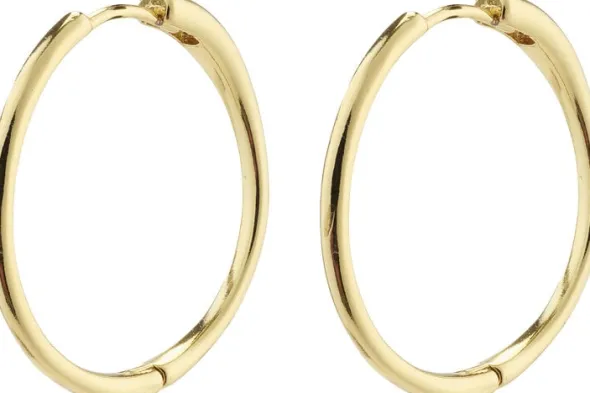 EANNA large hoops gold-plated