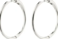 EANNA large hoops silver-plated