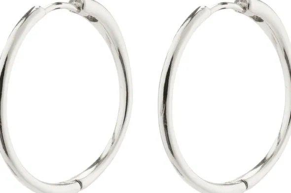 EANNA large hoops silver-plated