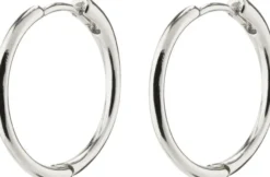 EANNA medium hoops silver-plated