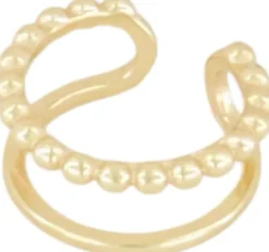 Ear cuff double ring
