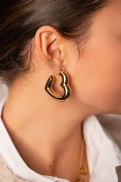 Earrings medium hearts