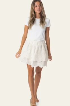 EllinorIC Lace Mini Skirt