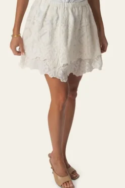 EllinorIC Lace Mini Skirt