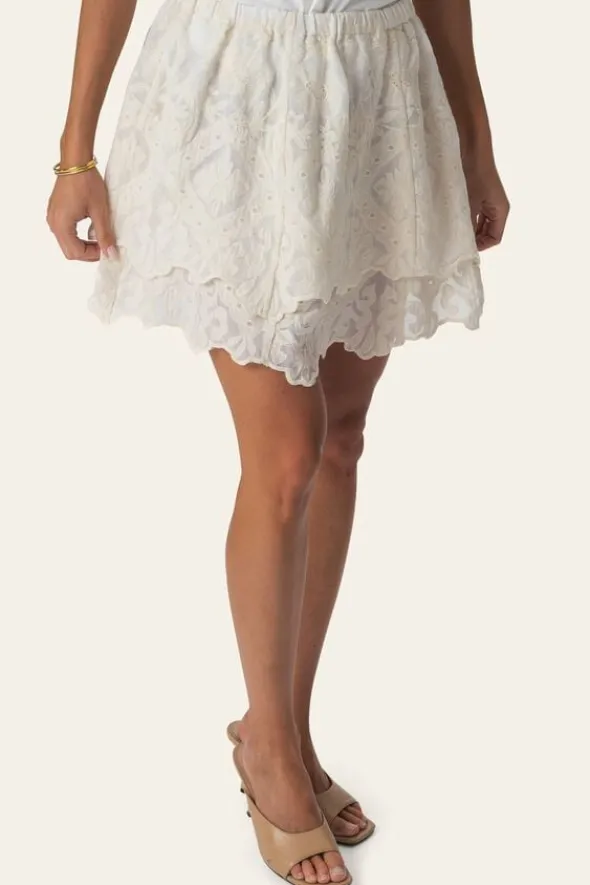 EllinorIC Lace Mini Skirt