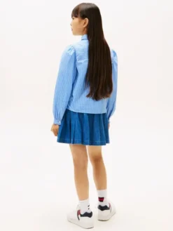 Essential Regular Fit Stripe Balloon Sleeve Shirt
