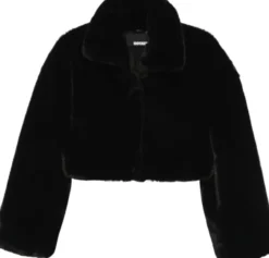 FAUX FUR CROP JACKET