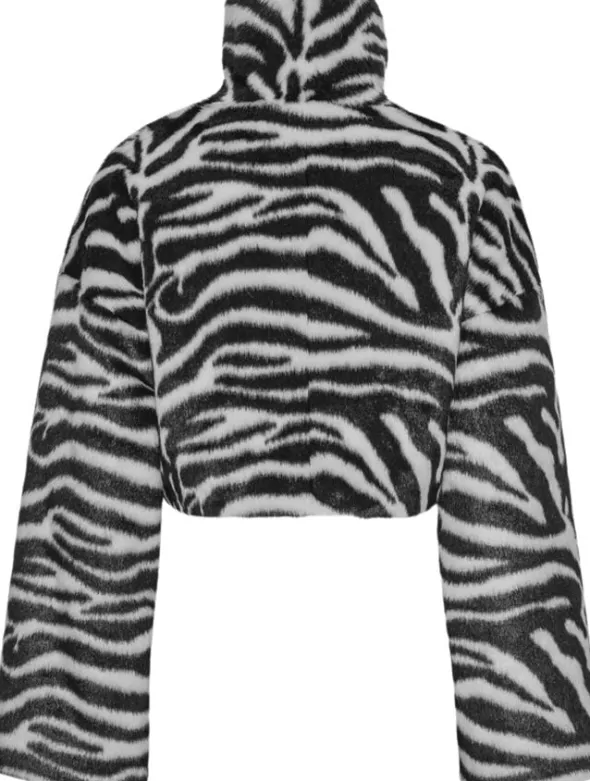 FAUX FUR CROP JACKET