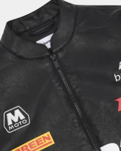 Faux Leather Moto Jacket