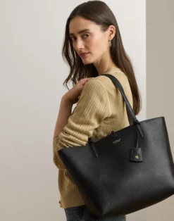 Faux-Leather Reversible Tote