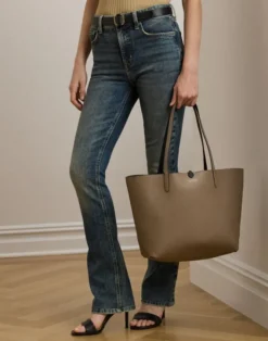 Faux-Leather Reversible Tote