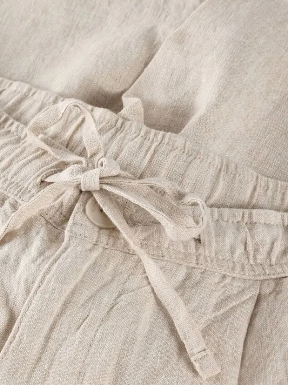 FIG loose Linen shorts - GOTS/Vegan
