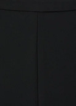 Fine-knit trousers with elastic wai