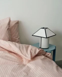 Fineline Duvet Cover-200 x 220-Soft pink