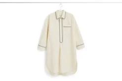 Fineline Long Nightshirt-M/L-Ivory