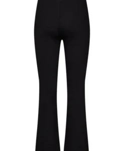 flared jersey trousers