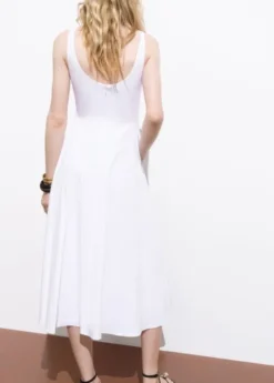 Flared midi-dress