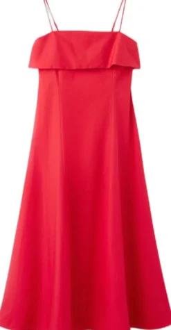 Flared midi-dress
