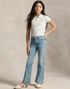 Flared Stretch Denim Jean