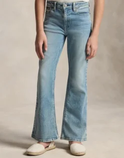Flared Stretch Denim Jean