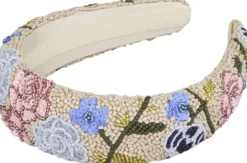 Fleuriora Wide Beaded Hairbrace