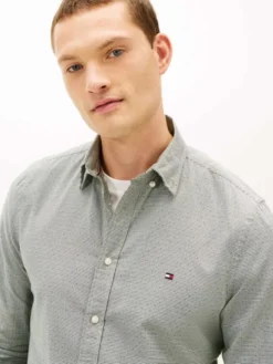 FLEX POPLIN MINI PRINT SF SHIRT