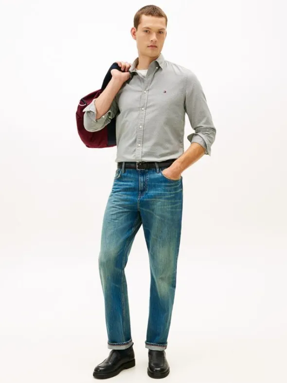 FLEX POPLIN MINI PRINT SF SHIRT