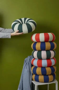 FLOAT PILLOW, MINT/DARK GREEN