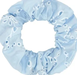 Floral Broderie Scrunchie