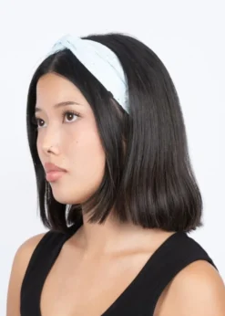 Floral Broderie Twist Headband