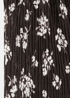 Floral-print midi-dress