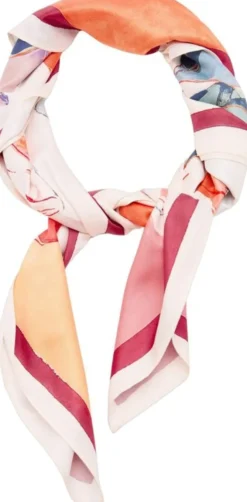 Floral print scarf