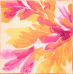 Floral print scarf