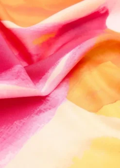 Floral print scarf