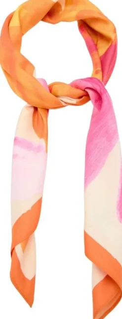 Floral print scarf