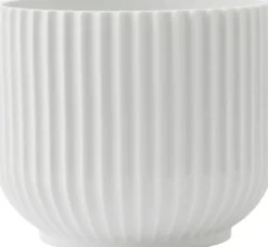 Flower pot large, white