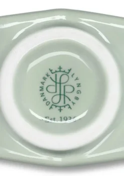 Flower Vase Snerle H14 cm grøn porcelæn