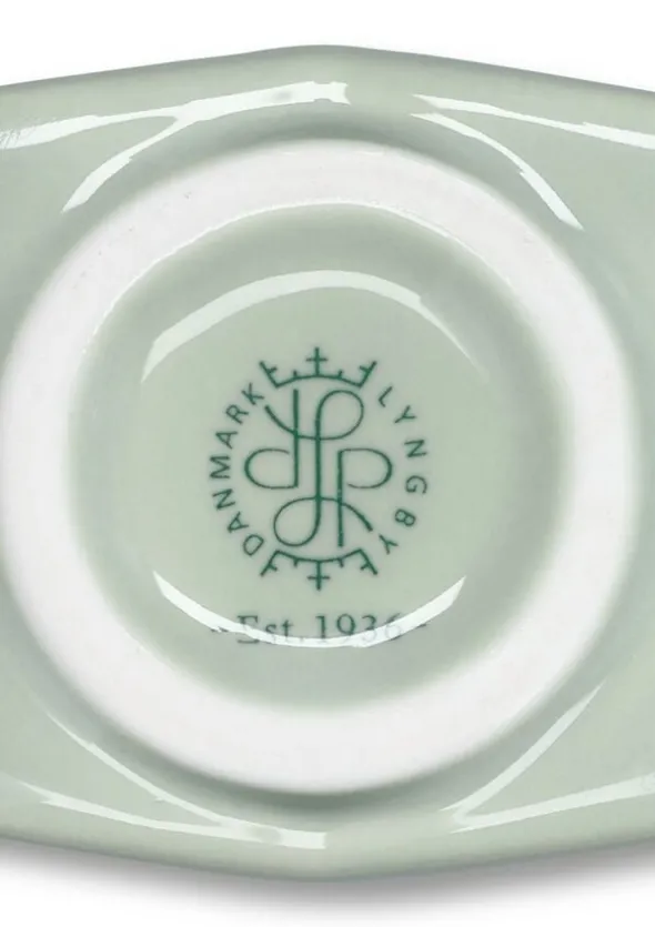 Flower Vase Snerle H14 cm grøn porcelæn
