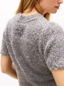 FLUFFY C-NK PETIT S/S SWT