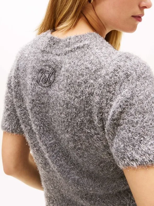 FLUFFY C-NK PETIT S/S SWT