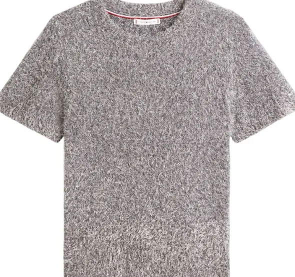 FLUFFY C-NK PETIT S/S SWT